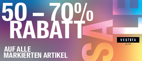 50 - 70 % Rabatt